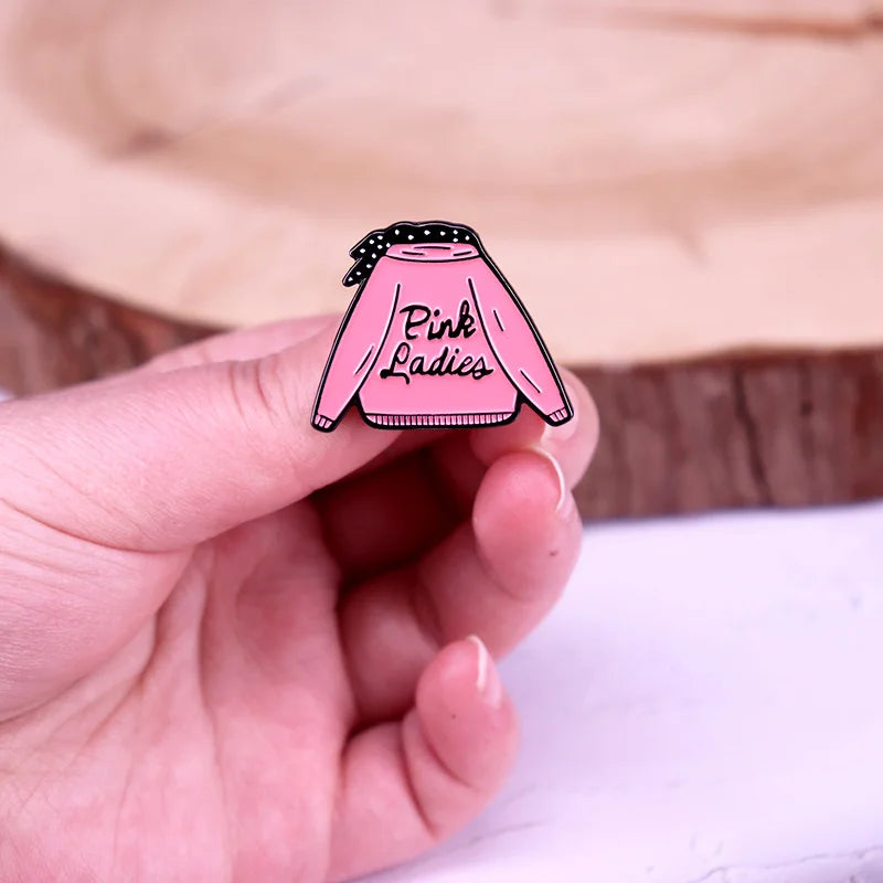 Pink Ladies Coat Pin