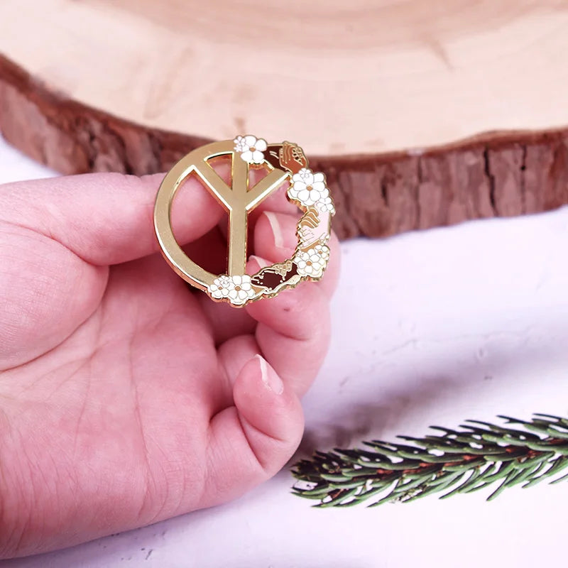 Equality, Peace and Love Pin