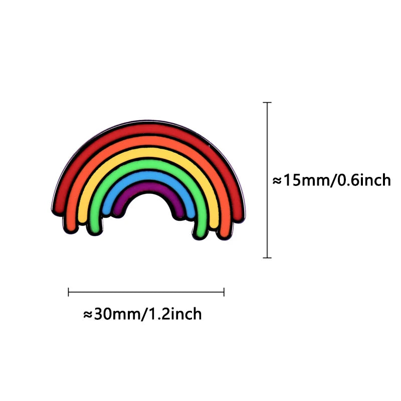 LGBTQ Pride Rainbow Pin