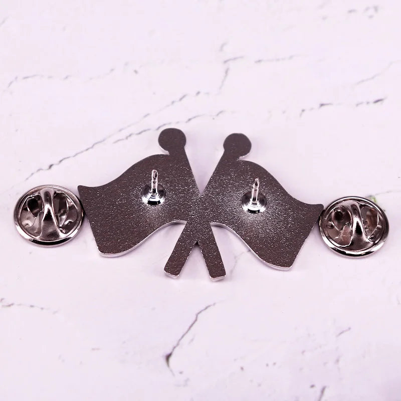 Rainbow & Demisexual Flag Pin