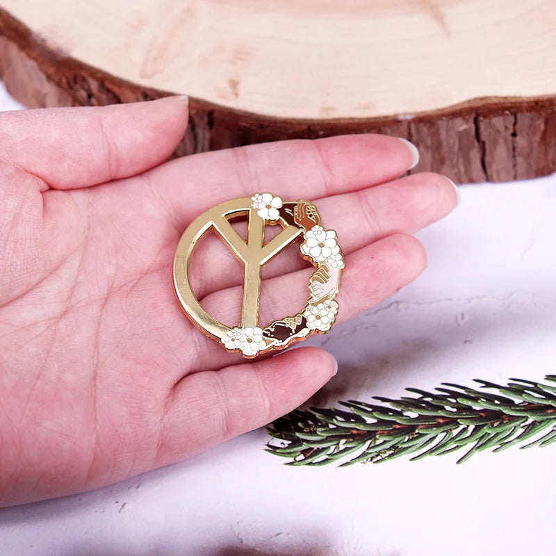 Equality, Peace and Love Pin