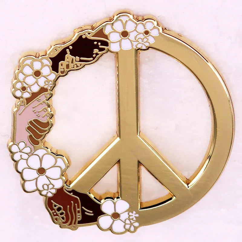Equality, Peace and Love Pin